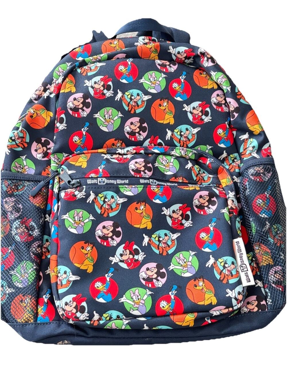 Backpack 18” NEW 2026 Disney Parks Character Pattern Daypack Bag